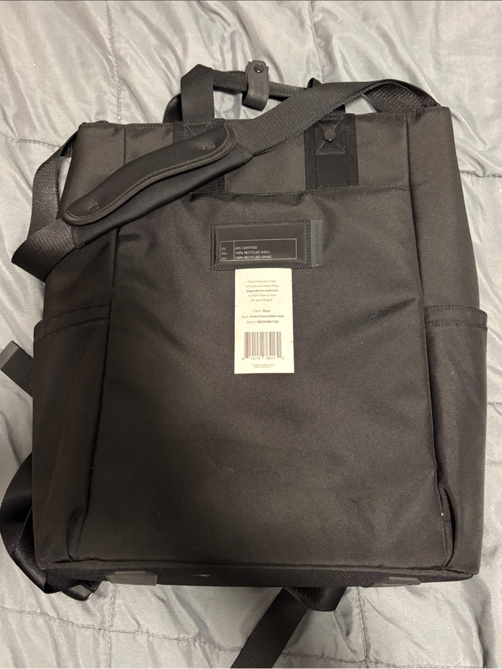 Dagne Dover Petra Convertible Tote in Onyx